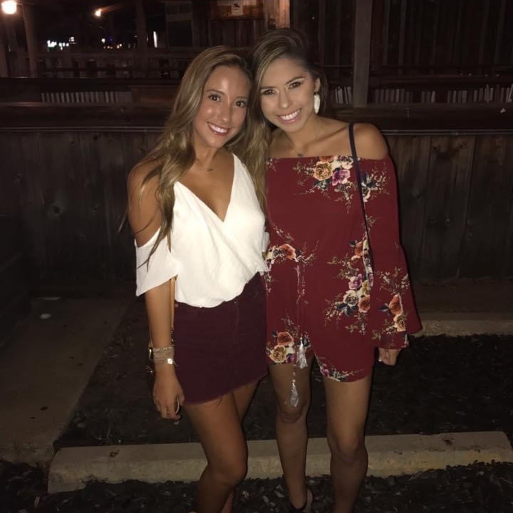 Maroon flower romper